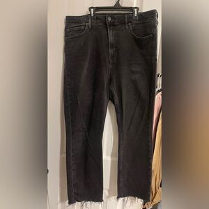 GAP Women’s vintage Slim Sky High jeans size 16 short in black wash